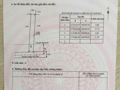 2 nền thổ cư mặt tiền Lương Văn Tiên , xã Mỹ Lộc , Cần Giuộc dt 127m2 giá 1,35 tỷ / nền 0