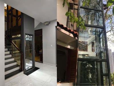 Gợi ý 20  mẫu thang máy thủy lực nhỏ gọn phù hợp biệt thự hiện đại 2