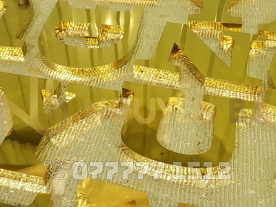 Gia công chữ inox giá rẻ trang trí ngoại thất 1