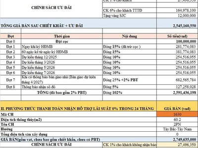 Bán căn hộ 2pn toà rose residence - dự án hoàng huy commerce giá chỉ từ 2.540 triệu 4
