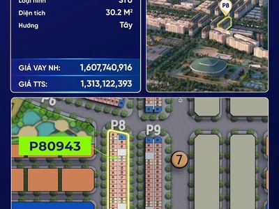 Căn hộ studio - tòa p8 dự án sun urban city hà nam  p80943 0