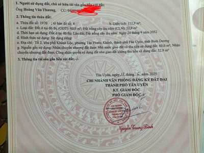Bán lô đất giá rẻ   tân phước khánh  tân uyên cũ , bình dương 4