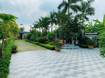 Nhà vườn đẹp xã Long Trạch, Cần Đước, Long An tổng dt 1000m2 giá 10 tỷ 2