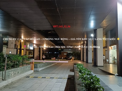 Chung cư cao cấp TSQ Mỗ Lao Làng Việt Kiều đáng sống 0