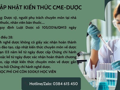 Cập nhật kiến thức chuyên môn về dược 0