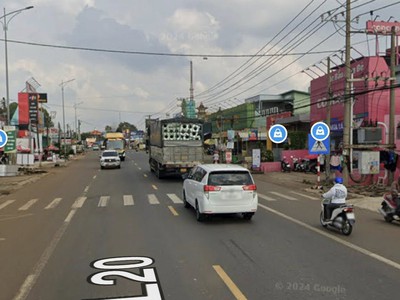 Cần bán nhà mặt tiền kinh doanh chợ phú túc định quán ql20 nở hậu 0