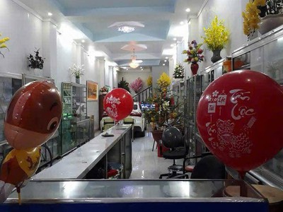 Cần bán nhà mặt tiền kinh doanh chợ phú túc định quán ql20 nở hậu 1