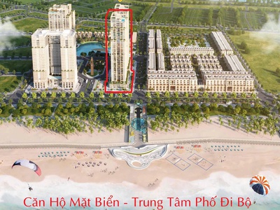 Căn hộ cao cấp mặt biển bảo ninh, tp đồng hới, 1 bước chạm biển, giá chỉ từ 1.5 tỷ, sổ đỏ lâu dài 0