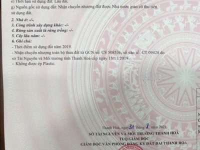 Chính chủ cần bán đất ở  khu đô thị sao mai xuân thịnh, 47, thọ dân, huyện triệu sơn, thanh hóa 0