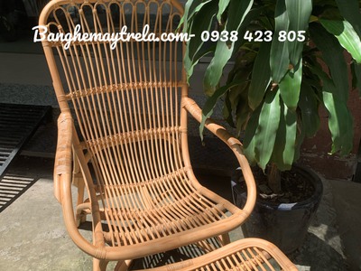 Ghế mây ngồi đọc sách cho người già 6