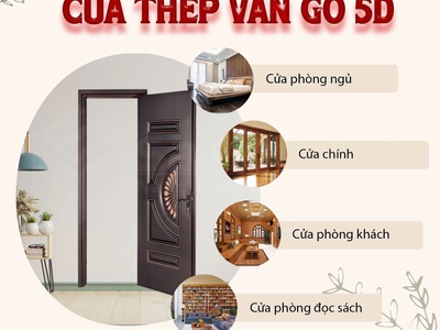 Cửa Thép Vân Gỗ Classic   Đậm Chất Cổ Điển, An Toàn Tuyệt Đối 0