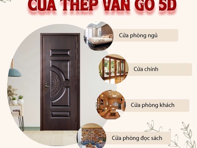 Cửa Thép Vân Gỗ Classic   Đậm Chất Cổ Điển, An Toàn Tuyệt Đối 1