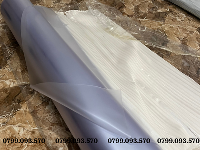 Màng nhựa pvc nhám trong mờ - nhám mịn-  báo giá 1