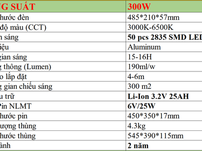 Đèn bàn chải năng lượng mặt trời 300w JD-369 0