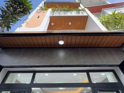 Nhàbán hxh100m ra đ.số1 p16 gòvấp   4tầng  full nt   sổvuông- chỉ6tỷ65 0