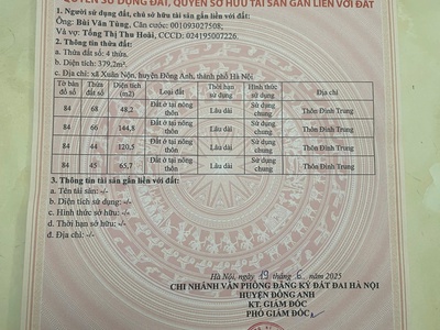 Hot     sở hữu ngay lô đất đẹp - giá tốt - vị trí đắc địa tại đình trung - xuân nộn - đông anh - 4