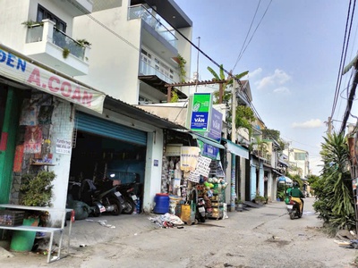 Bán nhà mặt tiền kinh doanh ngay chợ liên khu 5-6 -56m2 hẻm 6m thông ,3 tầng 4 tỷ 2 0