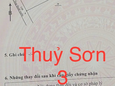 Đất  Thủy Sơn  3, Khuê Mỹ, NHSơn, Đ Nẵng, 225m2/13,5  tỷ 1