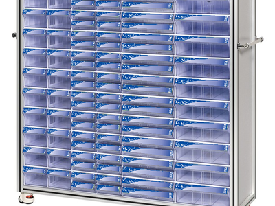 Tủ đựng linh kiện 90 ngăn Hàn Quốc GV 1008-7C 1345x410x 1325mm 0