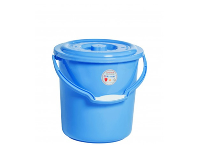 Xô nhựa 12 lít có nắp thiết kế bền chắc, phù hợp đựng nước hay thực phẩm 0