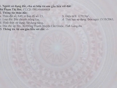 Hót  hót  hót   đất đẹp - đầu tư sinh lời - chủ cần bán nhanh 0
