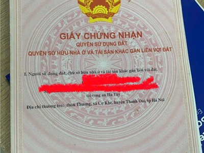 Bán đất tặng nhà 3 tầng  đẹp - vị trí đắc địa tại xã bình minh, thôn thượng  xã cự khê cũ 1