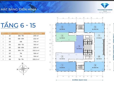 Cho thuê văn phòng tầng 9   tòa vinaconex chợ mơ 1