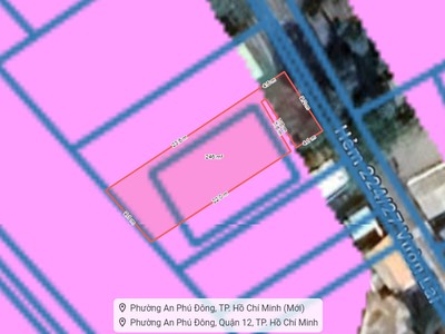 Đất hxt 245m2, đ. thông   vườn lài q12 4