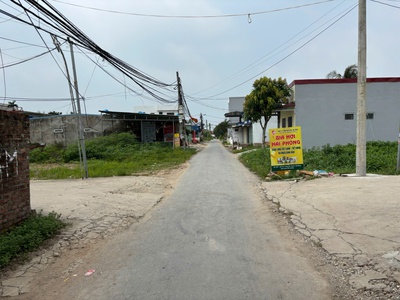 Bán đất tuyến chính Tân Vũ 2   Tràng Cát thông thẳng vào khu dự án công nghiệp Nam Tràng Cát. 1