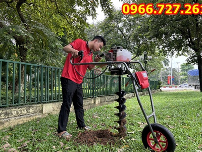 Máy Khoan Đất Có Bánh Xe   Đào Hố Trồng Cây Nhẹ Nhàng, Không Tốn Sức 4