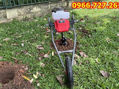 Máy Khoan Đất Có Bánh Xe   Đào Hố Trồng Cây Nhẹ Nhàng, Không Tốn Sức 0