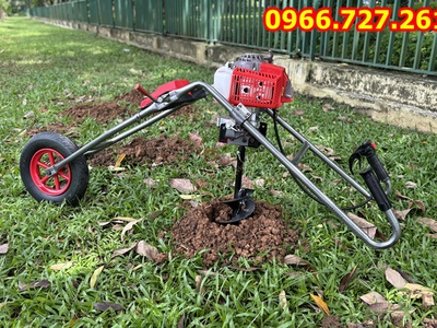 Máy Khoan Đất Có Bánh Xe   Đào Hố Trồng Cây Nhẹ Nhàng, Không Tốn Sức 1