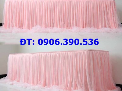 Khăn trải bàn hội nghị, khăn trải bàn sự kiện đẹp, giá tốt 0