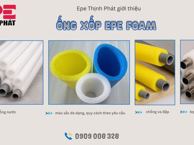 Ống xốp EPE Foam bọc ống sắt   Giải pháp chống trầy xước, va đập hiệu quả 0