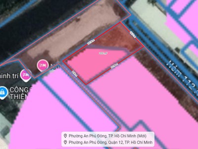 Đất hxt 200m2, lô góc   an phú đông 9 q12 4