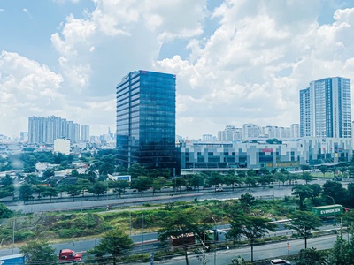 Căn hộ officetel  lavida plus quận 7: 53m2, 1pn, tầng đẹp, view quận 1 nhộn nhịp, giá hời chỉ 3.6 0