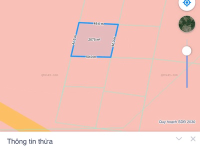 Bán 42m x 46m  1900m2  đất thiện nghiệp, phan thiết gần sân bay chỉ 1.5tr/m2 3