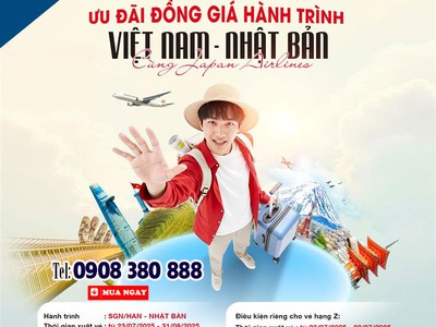 Bay Nhật đỉnh cao cùng Japan Airlines với giá vé siêu  hời  từ Việt Nam  0