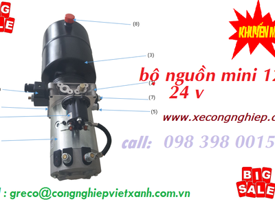 Bộ nguồn thủy lực 12 vol,24 vol ,380 vol thủy lực nhỏ gọn 0