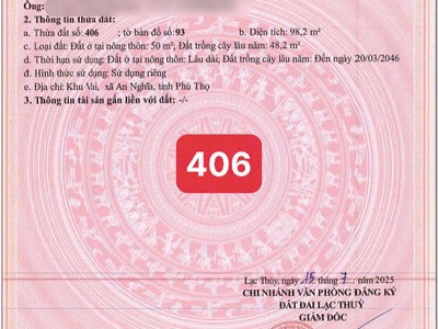  Vị trí đắc địa: Ba Hàng Đồi   Lạc Thủy   Hòa Bình  Giá F0 chỉ từ 4,5 triệu/m    Chỉ từ 4xx triệ 1