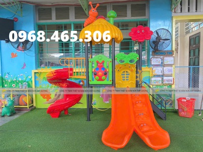 Cầu trượt liên hoàn trẻ em hàng nhập khẩu chất lượng cao 2
