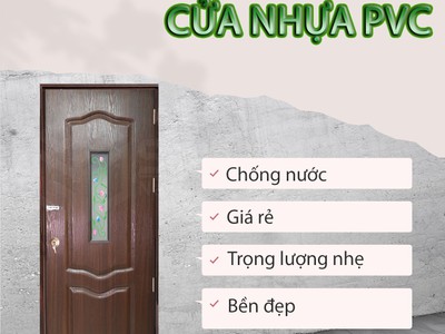 Giải pháp cho phòng tắm - Cửa nhựa cao cấp chống nước 0