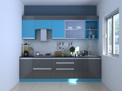 Tủ Bếp Gỗ Công Nghiệp MDF Phủ Melamine Bền Đẹp 2