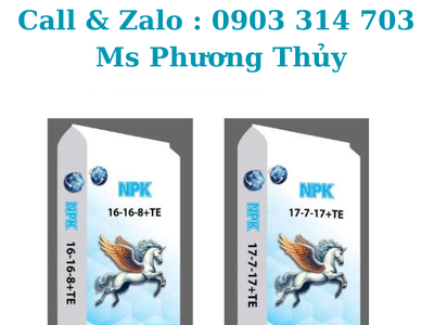 Bán phân bón hỗn hợp NPK 3 màu nguyên liệu nhập khẩu tan nhanh 0