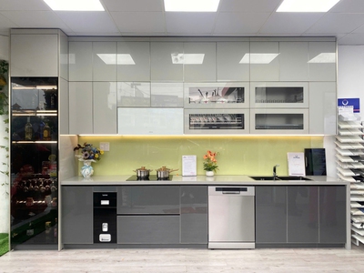 Tủ bếp inox đẹp cho nhà chung cư 3