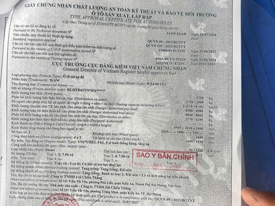 Công ty hoàng quân hải dương bán xe tải ben chiến thắng 4.98 tấn đời 2025 0