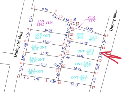 Chính chủ cần bán 84,5m đất đường oto tránh gần trường cấp em phúc thọ   hà nội 0