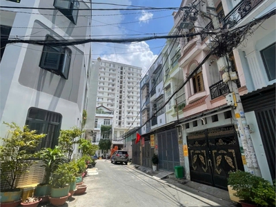 Bán nhà 4x14m, 4 tầng   hẻm 6m tân hương, sát chợ tân hương, tân phú -- chỉ 7.6 tỷ 1