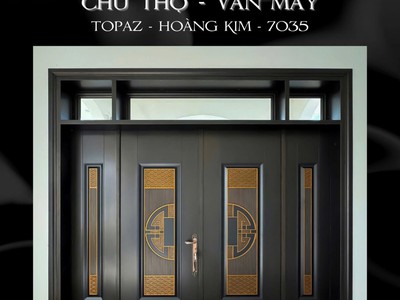 Cửa thép vân gỗ Saigondoor 1
