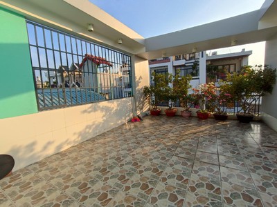 Hơn 12 tỷ có nhà đẹp 100m2 x  4 tầng btct, hẻm xe hơi vào nhà , 2 mặt hẻm   lê đức thọ, gò vấp 3